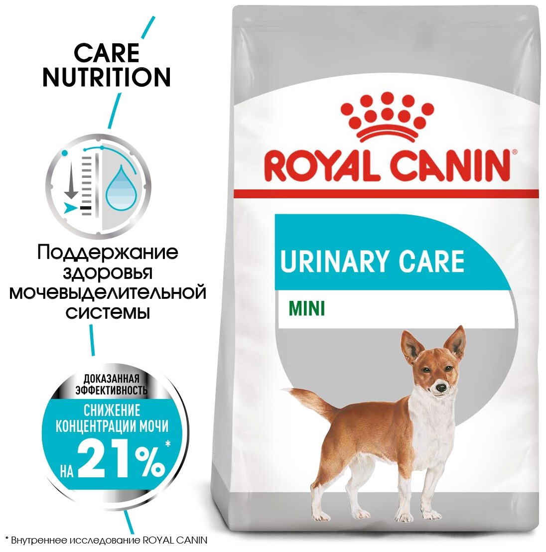 Корма Royal Canin Mini Urinary Care / Сухой корм Роял Канин Мини Уринари Кэа для собак Мелких пород весом до 10 кг с Чувствительной Мочевыделительной системой