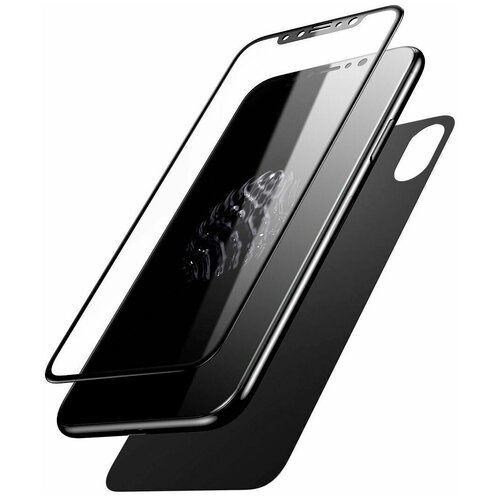 Защитное стекло Baseus Glass Film Set для iPhone Xs Max для Apple iPhone Xs Max, 2 шт., черный