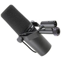 Микрофон проводной Shure SM7B, разъем: XLR 3 pin (M), черный, 1 шт