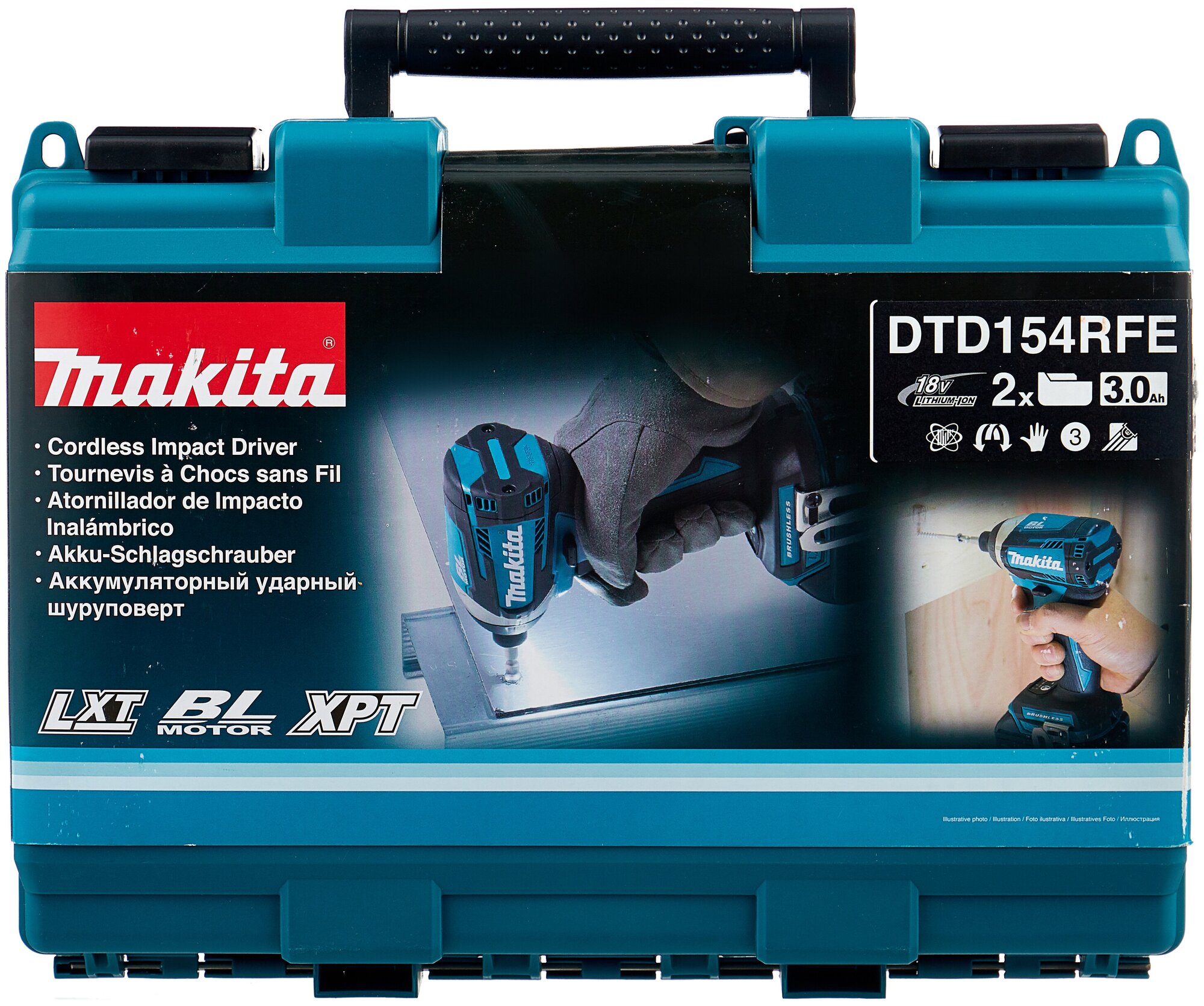 Ударный гайковерт Makita DTD154RFE