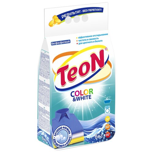 Стиральный порошок TEON Color &White 6кг