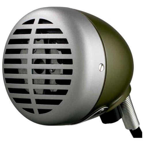 Микрофон проводной Shure 520DX, разъем: mini jack 3.5 mm, Green Bullet