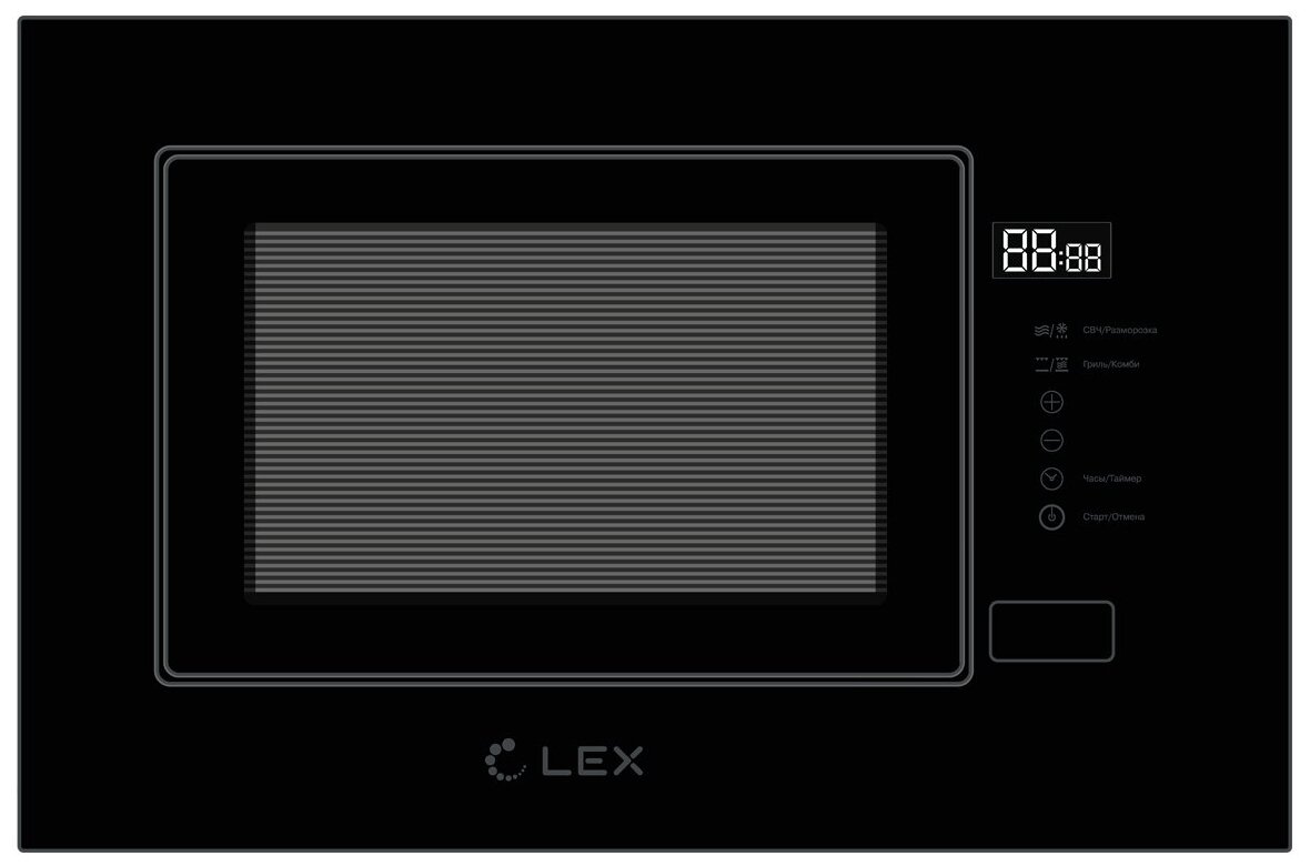 Микроволновая печь встраиваемая LEX BIMO 20.01 BL, черный