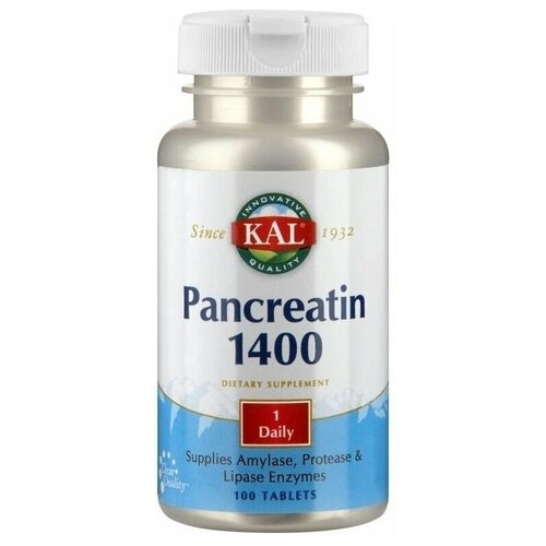 Таблетки KAL Pancreatin, 100 шт.