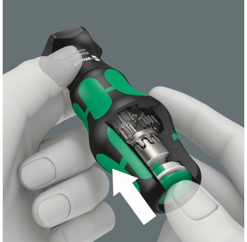 Рукоятка WERA 826 T Kraftform Turbo, 146мм [we-057480] - фото №5