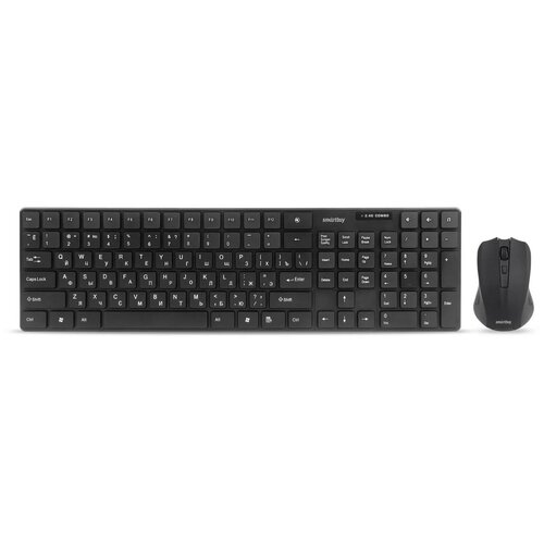 Набор беспроводной клавиатуры и мышь Smartbuy ONE 229352AG черный