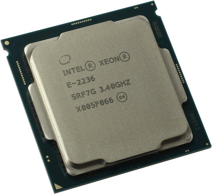 Процессор для серверов INTEL Xeon E-2236 3.4ГГц [cm8068404174603s rf7g] - фото №5