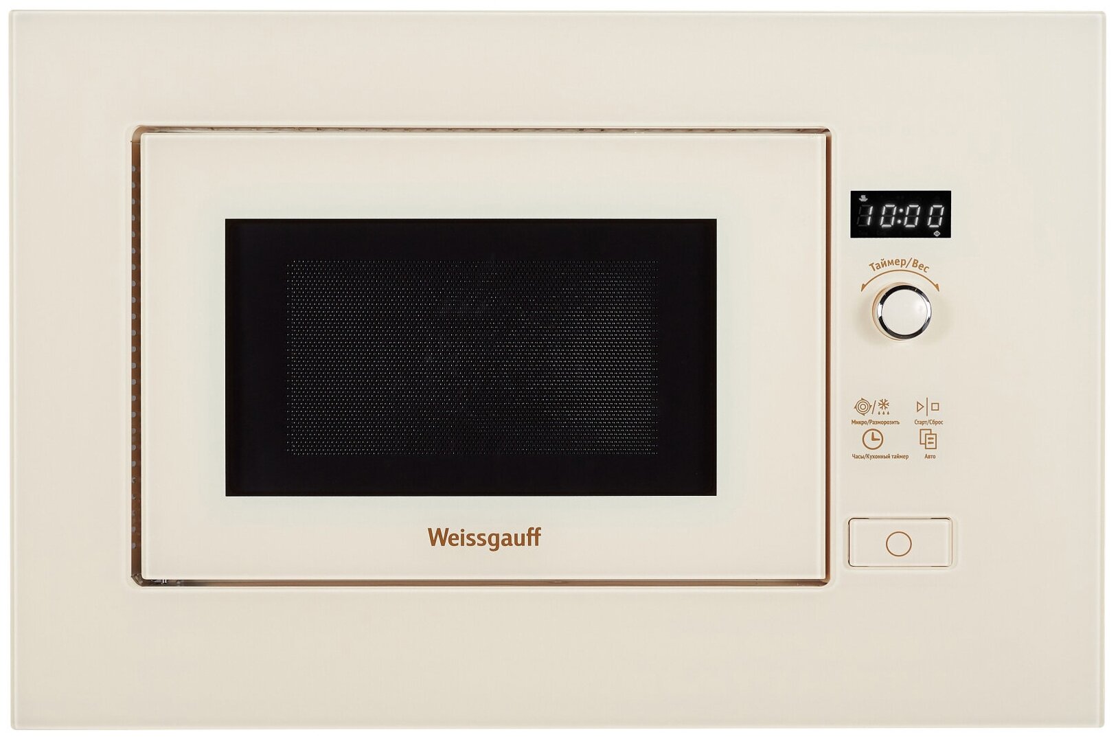 Микроволновая печь встраиваемая Weissgauff HMT-203, бежевый