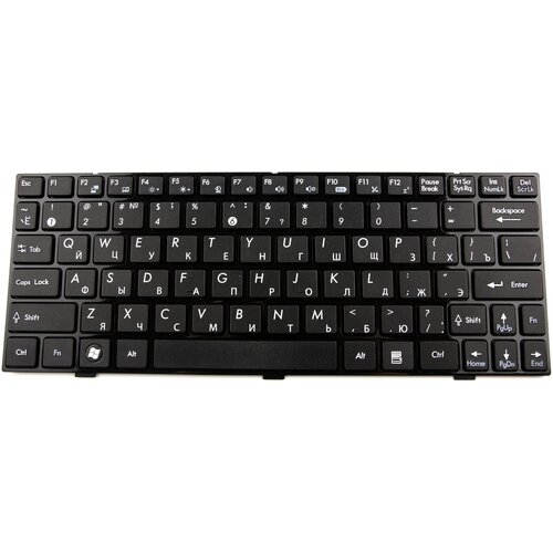 Клавиатура для MSI Wind U160 U135 L1350 черная pn MS-N014 V103622CK1 V103622AK1 V103622AS1 1620₽