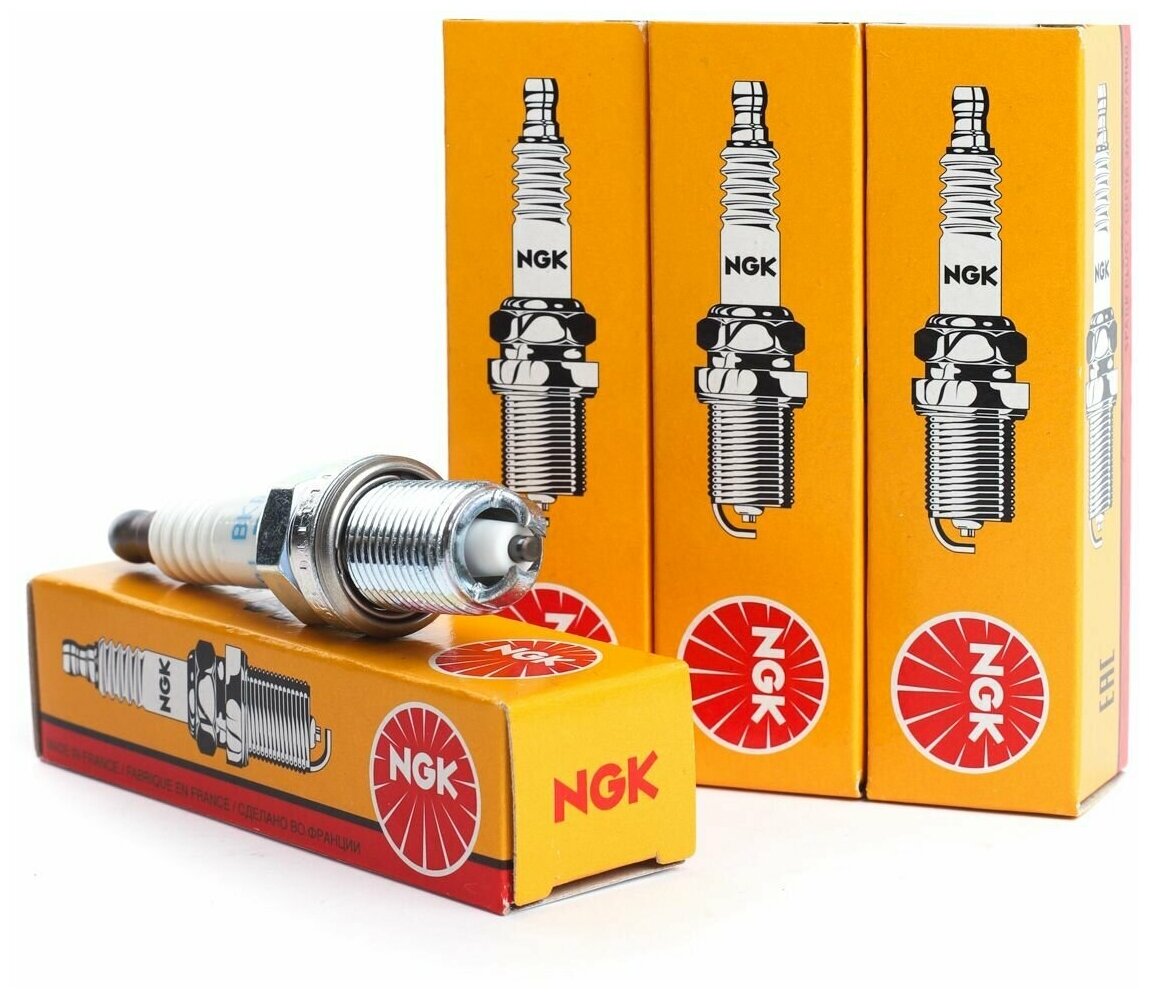 Свеча зажигания NGK 2288 BKR6EK (комплект 4шт)