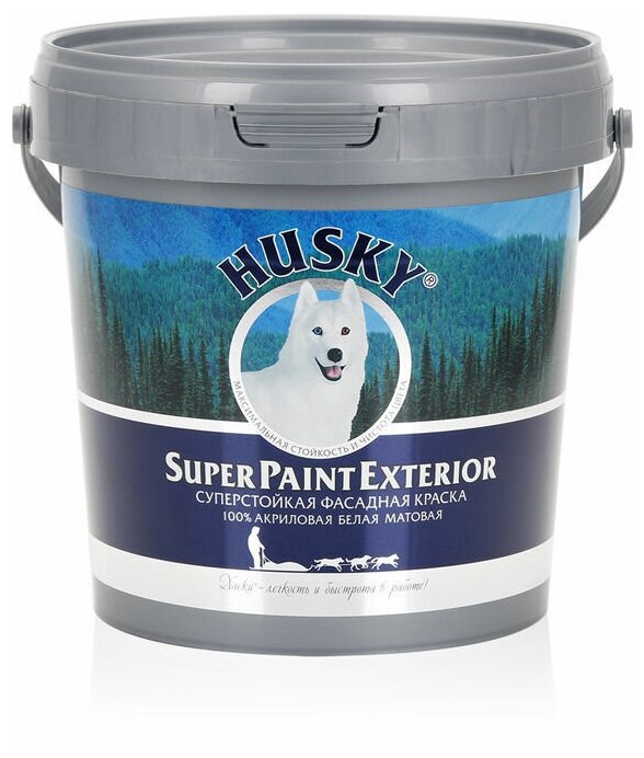 Краска акриловая HUSKY Super Paint Exterior фасадная