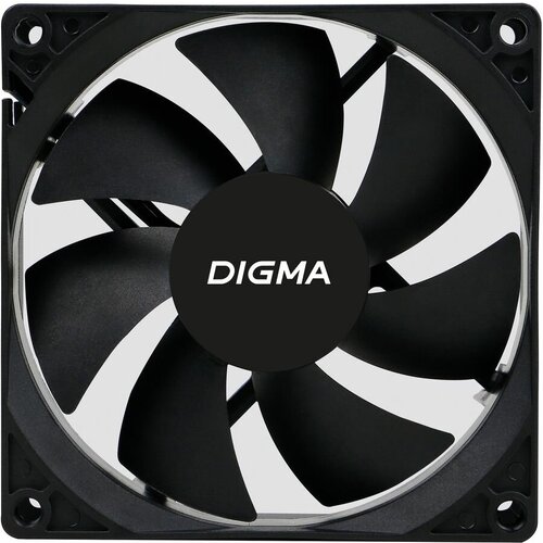 Вентилятор Digma DFAN-90, 90мм, Ret вентилятор digma dfan frgb2 размер 120x120x25мм