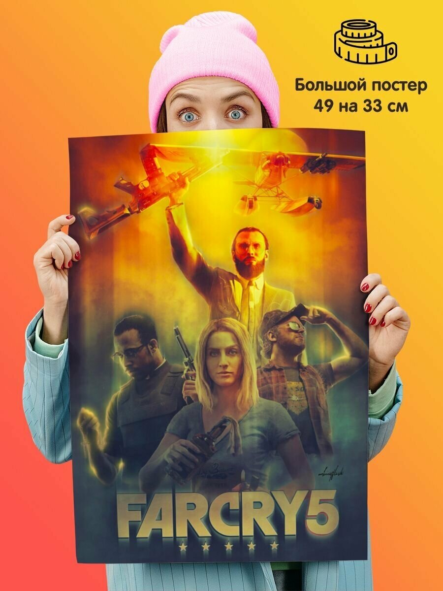 Постер плакат Far Cry 5 Фар Край 5