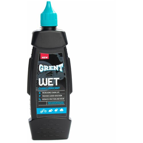 Цепная велосмазка GRENT Wet Lube для влажной погоды 60 мл арт. NGR40371 смазка для цепи joe s no flats для сухой погоды 60 мл