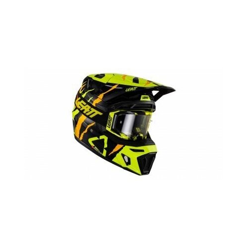 Мотошлем Leatt Moto 8.5 Helmet Kit (Citrus Tiger, M, 2023 (1023010452))