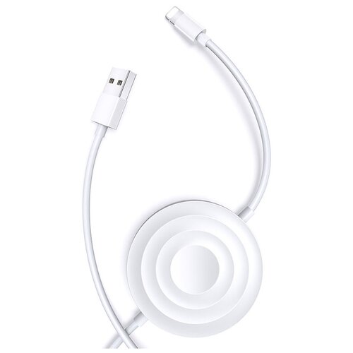 фото Зарядное устройство usams us-cc096 usb - lightning 2a white cc96wh02 / ут000019964