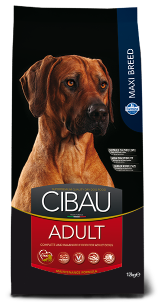 Сухой корм для взрослых собак крупных пород Cibau Adult Maxi с птицей 12 кг