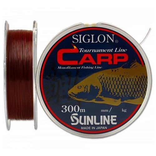 Леска Sunline Siglon Carp 300m (Matte Green) #4.0/0.350mm 8,2kg