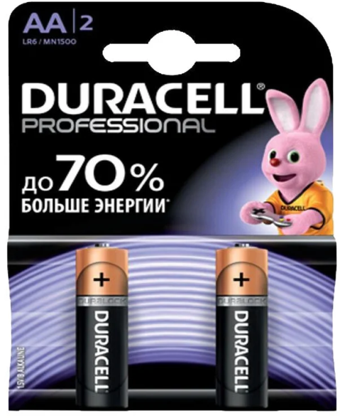 Батарейка Duracell Professional AA/LR6 (2шт)