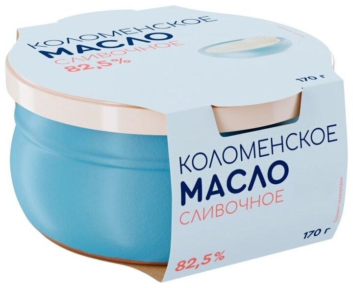 Масло Коломенский сливочное 82.5% 170г