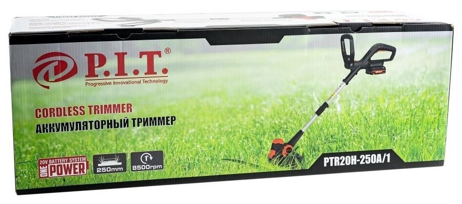 Триммер аккумуляторный PTR20H-250A/1 (20В, шир.кош-ия 250, леска 1,6мм, 1АКБ ЗУ) - фотография № 20