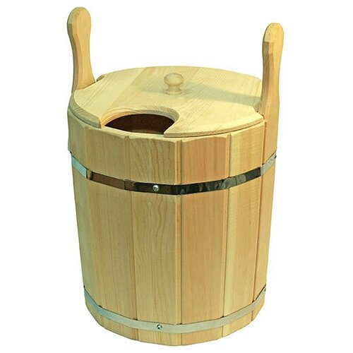 Запарник из кедра с крышкой, 15 л