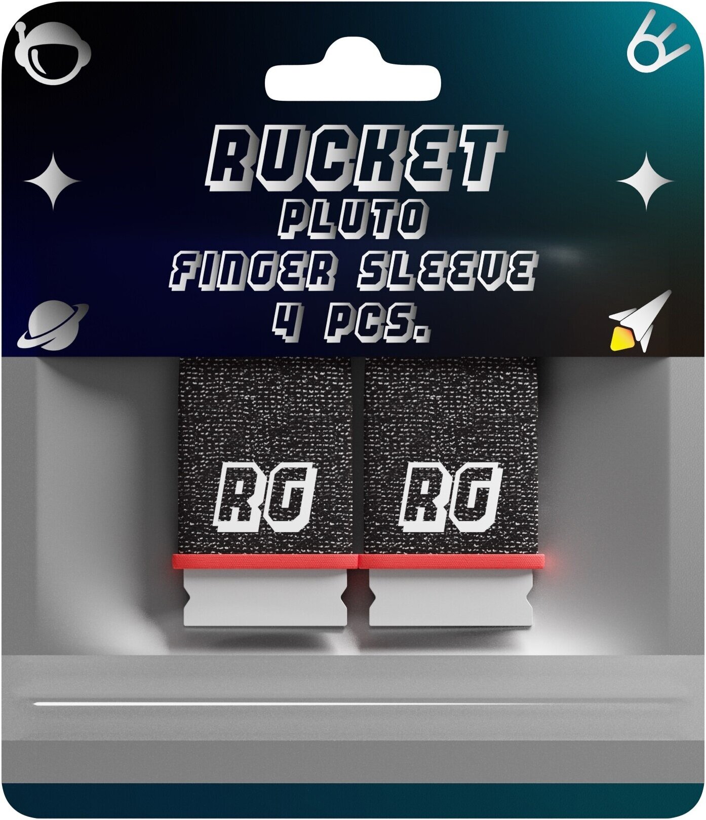 Сенсорные напальчники геймерские PLUTO by Rucket Gaming для игры в PUBG Mobile 4 шт.