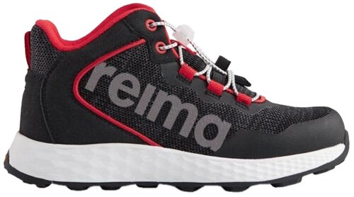 Ботинки Reima, демисезонные, грязеотталкивающая пропитка, светоотражающие элементы, размер 38, черный, красный