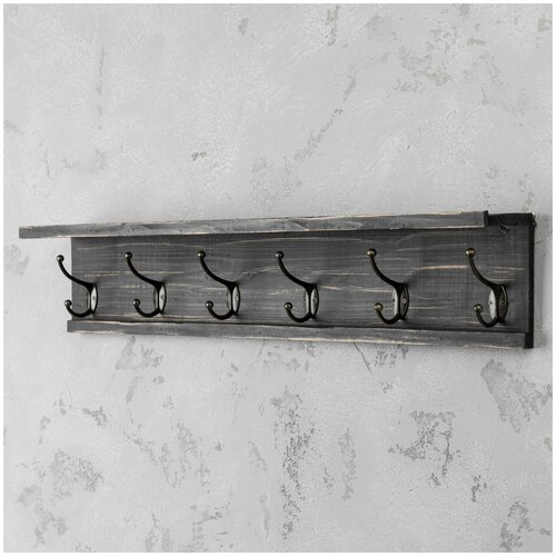 Настенная вешалка Coat Holder With 6 Hooks