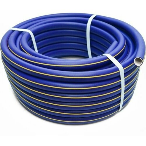 Шланг поливочный резиновый корд армированный, Polyagro 50м бухта д.3/4 Premium (-50 до +90) синий