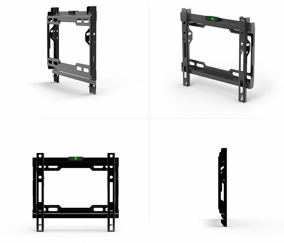 Настенный фиксированный кронейн для телевизоров с диагональю 13"-42" ZLN09-22F (черный)
