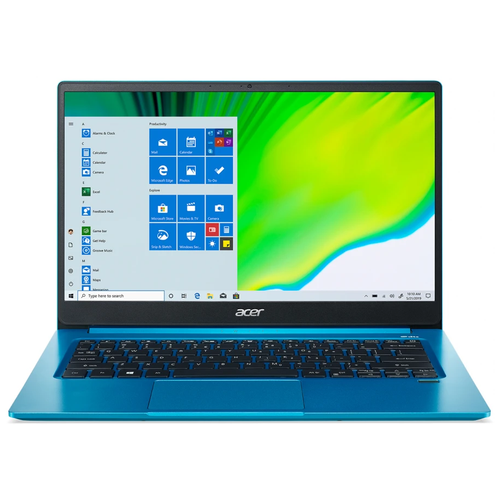 Ноутбук Acer Swift 3 SF314-59-37K1 (Intel Core i3 1115G4 3000MHz/14"/1920x1080/8GB/512GB SSD/Intel UHD Graphics/Windows 10 Home) NX.A0QER.001 aqua blue