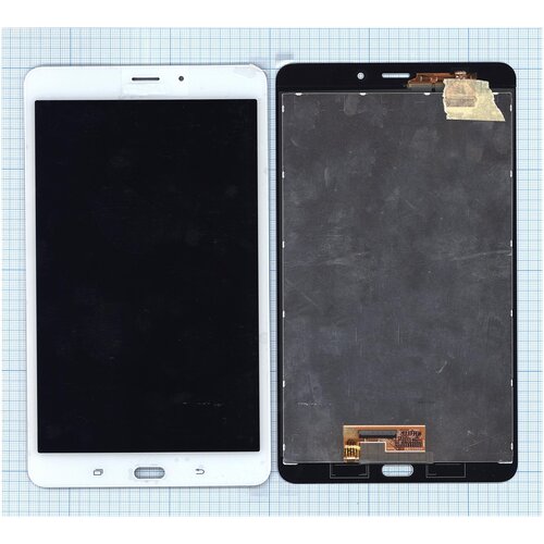 Дисплей (экран) в сборе с тачскрином для Samsung Galaxy Tab A 8.0 SM-T385 белый / 1280x800 (WXGA) дисплей для samsung t290 galaxy tab a 8 0 wi fi в сборе с тачскрином белый