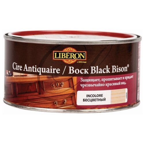 Воск Liberon Cire Antiquaire / Black Bison, бесцветный, 0.5 л