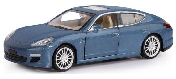 Масштабная модель Автопанорама JB1251136 Porsche Panamera S синий свет звук 1:32