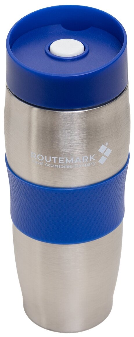 Термокружка ROUTEMARK MC-4 Double Layer, 0.45 л, синий - фотография № 1