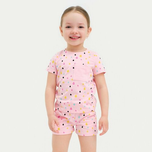 фото Футболка kaftan, размер 28, розовый