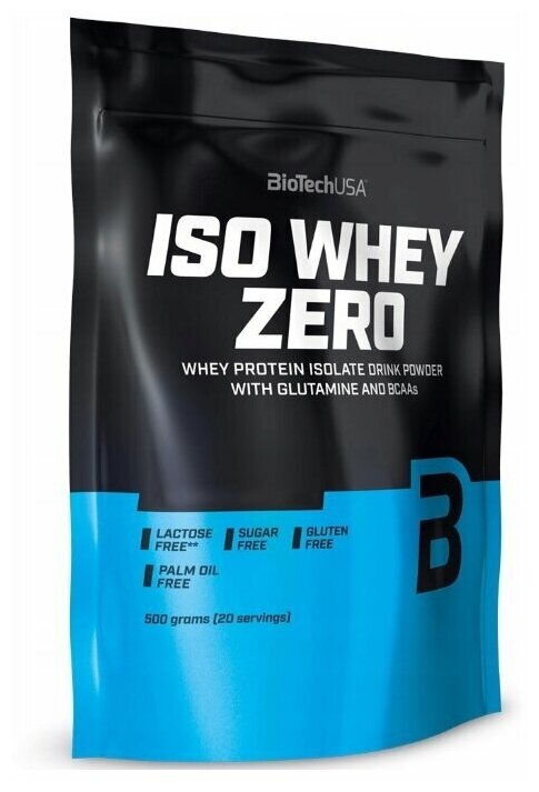 BioTech Iso Whey Zero (500 гр) - Ванильная Булочка с Корицей