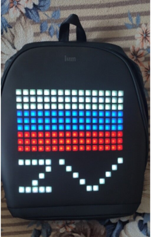 Цифровой рюкзак с LED экраном