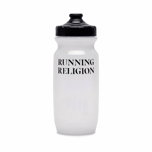 Бутылка Running Religion Bottle, прозрачная, объем 600 мл, из безопасного пластика
