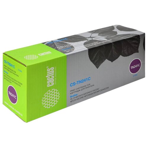 Набор картриджей Cactus CS-TN241C241M241Y цветной 1400 страниц совместимый для Brother HL-3170CDWHL-3140CWHL-3150CDWDCP-9020CDWMFC-9140CDNMFC9330CDWMFC9340CDW 2290₽