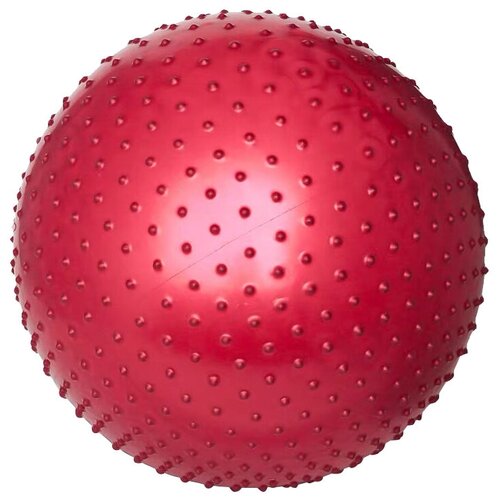 фото Мяч гимнастический массажный, красный, 55 см джамбо тойз