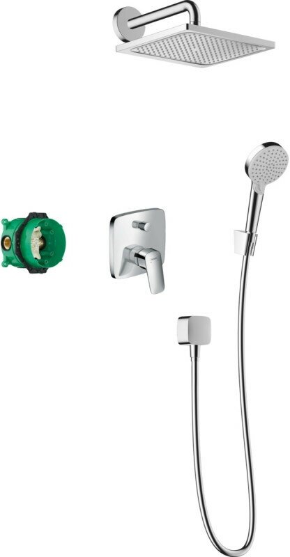 Душевой комплект Hansgrohe Crometta E 240 1jet 27957000