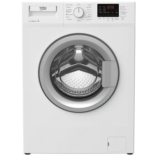 Beko Стиральная машина Beko RGS 585P2 BSW, класс А, 1000 об/мин, до 5 кг, дисплей, белая