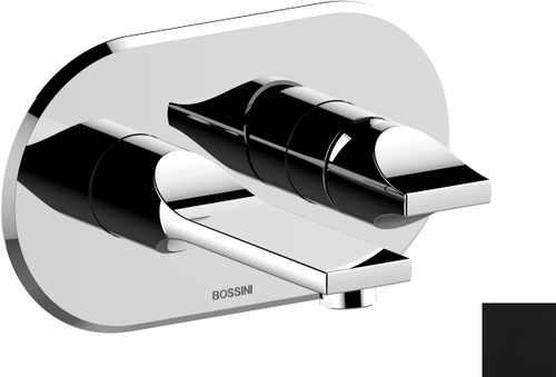 Смеситель для раковины BOSSINI Apice Z00549.073 без донного клапана, чёрный матовый (Z00549.073)