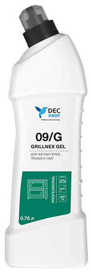 DP 09/G GRILLNEX GELГель для удаления жира, копоти и нагара с гриля и духовок (0,75 л) - набор из 2шт. - фотография № 3