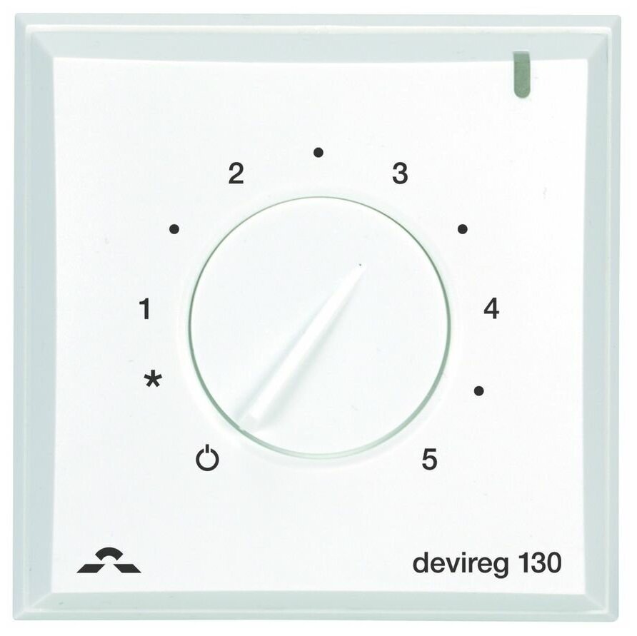 Терморегулятор электронный reg 130 для теплого пола 16А | код 140F1010 | DEVI ( 1шт. )