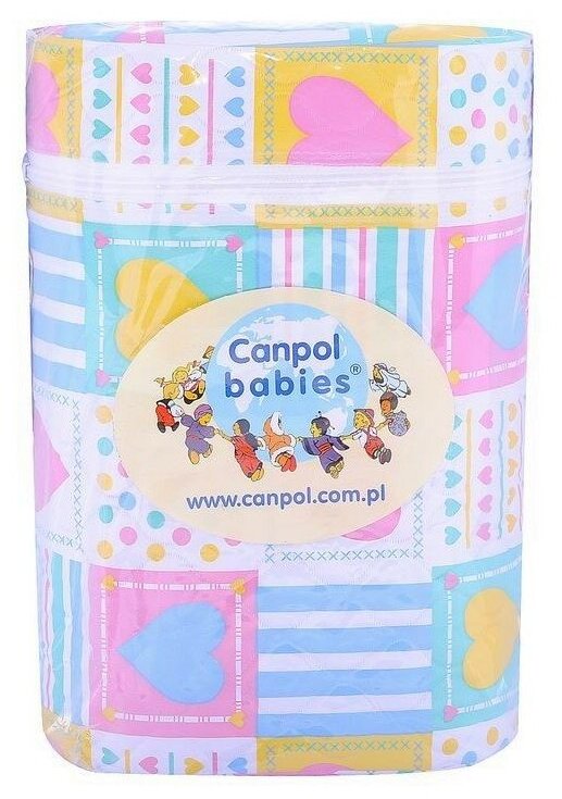 Canpol Babies Термоконтейнер для двух бутылочек (9/222), сердечки на розовом