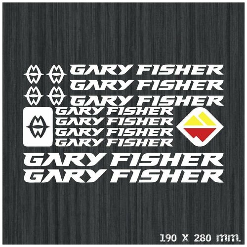 Стикеры велосипедные GARY FISHER 1