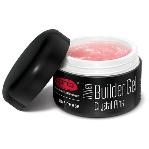 Прозрачно - розовый/UV/LED Builder Gel Crystal Pink 50ml